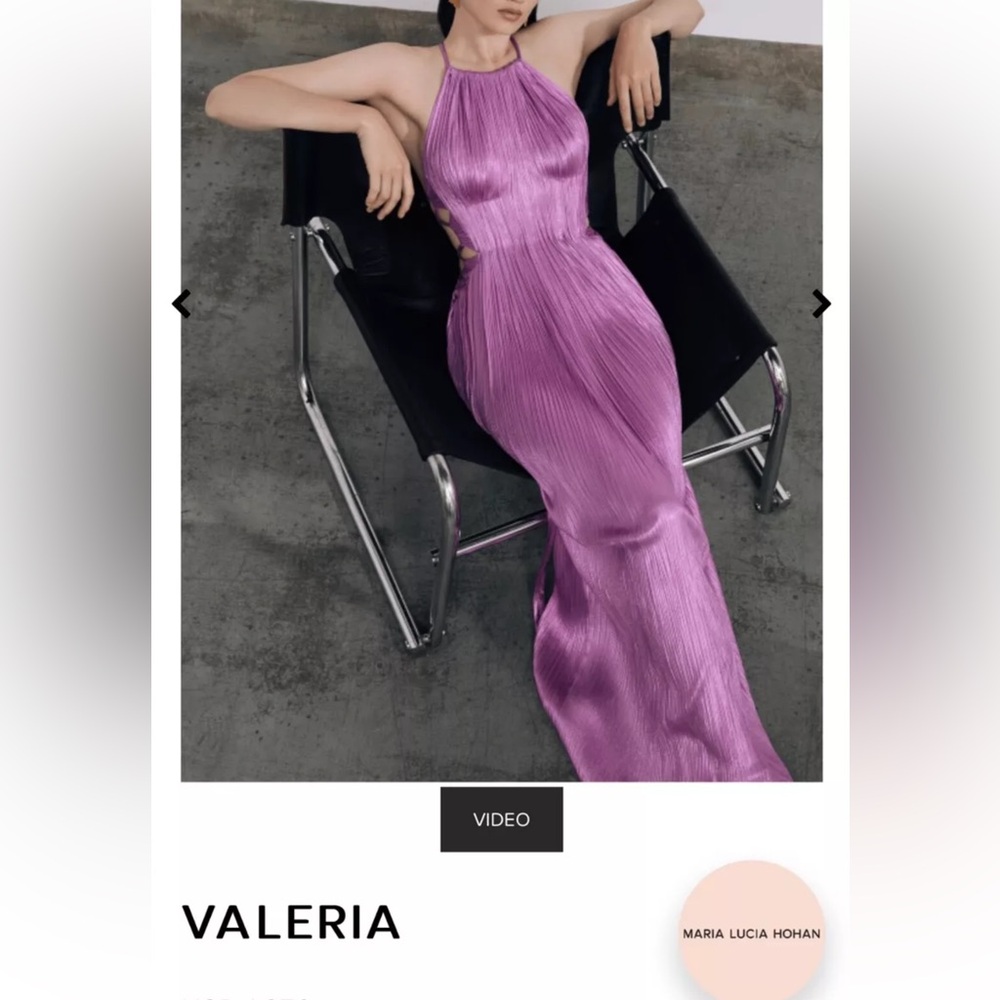 Maria Lucia Hohan Valeria Gown Size 6 Orchid